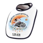 Bavoir simon bb dodo zbre cadeau naissance baby shower nol anniversaire enfant nourrisson