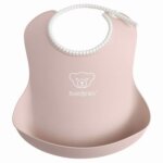 Bavoir souples bébé rose pastel babybjorn Bavoir souples bébé rose pastel babybjorn