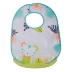Bavoir textile + ramasse miettes plastiques - jungle vibes jungle vibes