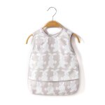 Bavoirs en tissu imprimé animaux de dessin animé pour bébé, tablier imperméable sans manches, bandana ... Bavoirs en tissu imprimé animaux de dessin animé pour bébé, tablier imperméable sans manches, bandana ...