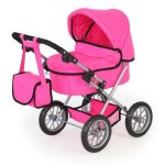 Bayer design - 13029 - poussette landau pour poupée - réglable - trendy rose - 68 cm Bayer design - 13029 - poussette landau pour poupée - réglable - trendy rose - 68 cm