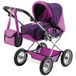 Bayer design - 15012 - grand poussette landau pour poupe - rglable - combi pourpre - 75 cm