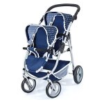 Bayer desing 26551aa poussette jumelle, bleu marine