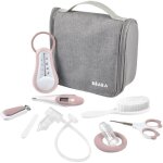 B�aba trousse de toilette nomade b�b�. 9 accessoires. old pink
