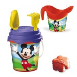Beach toys seau garni � 17 + arrosoir mickey