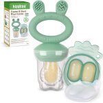B�b� fruits nourriture mangeoire & mini plateau a grignoter pour cong�lateur, mangeoire en silicone sans ...