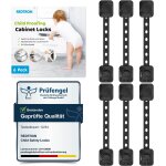 Bébé de sécurité verrouillage(amélioré), lot de 6 bloque tiroir securite enfant / bébé, pour tiroir, ... Bébé de sécurité verrouillage(amélioré), lot de 6 bloque tiroir securite enfant / bébé, pour tiroir, ...