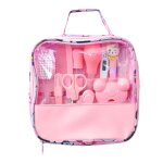 Bb trousse de soin & de toilette pour bb, 13 accessoires, rose