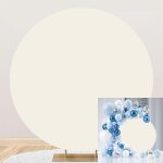 Beige rond toile de fond solide beige cercle fond couverture 150 cm fte d'anniversaire dcor photographie ...