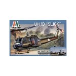 Bell uh - 1d slick - maquette d'avion italeri it1247 - italeri