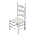 Belle chaise a echelle 1 / 12, d�cor de maison de poup�e, tabouret, mod�le sc�ne en bois