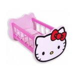 Berceau en bois hello kitty pour poupée 44, 5 x 29 x 25 cm Berceau en bois hello kitty pour poupée 44, 5 x 29 x 25 cm