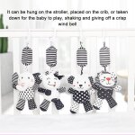 Berceau pour enfants de 0 a 12 mois, jouet en spirale, dessin anim�, mobile, hochets, musique, jouets ...