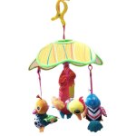 Berceau mobile pour b�b� de 0 � 24 mois avec t�l�commande, bo�te � musique, veilleuse rotative, jouets ...