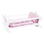 Berceau pour poupe avec linge de lit 2