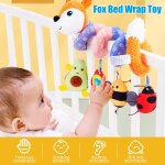 Berceau en spirale pour bb, poussette, hochet, sige de voiture, jouets envelopps de lit de renard, ...