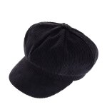 Brets en velours ctel pour hommes et femmes, vintage, plat, couleur unie, adapt aux filles et aux ...