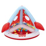 Bestway fisher - price piscine � balles gonflable rocket pals avec 15 balles