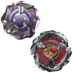 Beyblade x dual pack beat tyranno 4 - 70q et knife shinobi 4 - 80hn