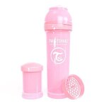 Biberon anti - colique rose 330 ml de twistshake