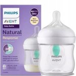 Biberon avent response 125 naturel avec insertion sans air, soutien du rythme naturel de succion du bb ...