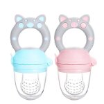 Biberon a fruits pour bb avec ttine rglable, facile a nettoyer, design adapt aux enfants, silicone ...
