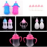 Biberon a lait pour poupée bjd 43cm / 18 pouces, accessoires pour nouveau - né, 1 / 2 / 3 / 5 pièces Biberon a lait pour poupée bjd 43cm / 18 pouces, accessoires pour nouveau - né, 1 / 2 / 3 / 5 pièces