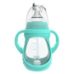 Biberon ppsu avec ttine semblable a celle du sein, design ergonomique, paille a 360 degrs, facile a ...