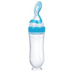 Biberon en silicone pour bébé, 90ml, sécurité, avec cuillère, pour nourrissons, riz, céréales, lait, ... Biberon en silicone pour bébé, 90ml, sécurité, avec cuillère, pour nourrissons, riz, céréales, lait, ...