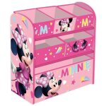 Bibliothque a pochettes minnie - meuble de rangement pour chambre d?enfant