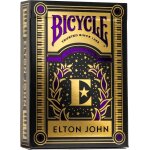 Bicycle elton john - jeu de 54 cartes a jouer - jeu emblmatique - magie / carte magie, jaune[z1943]