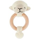 Bieco hochet crochet mouton avec anneau en bois - hochet bébé 1 mois anneau de dentition bébé avec hochet ... Bieco hochet crochet mouton avec anneau en bois - hochet bébé 1 mois anneau de dentition bébé avec hochet ...