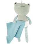 Peluche - bieco - grenouille - 30 cm - doudou int�gr� - mixte