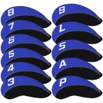 Big teeth lot de 11 housses de protection en n�opr�ne pour club de golf avec num�ro multicolore