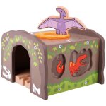 Bigjigs rails tunnel de train en bois - t - rex