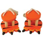 Bigjigs wooden loopklossen - tigre