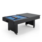 Billard amricain convertible table dinatoire - 213 x 121 x 80 cm - retour de boules automatique et accessoire ...
