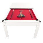 Billard am?ricain harmony 6ft - 206, 5 x116, 5 80 cm avec accessoires et plateau d?natoire couleur ivoire ...