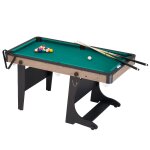 Billard am�ricain pliable, vert anglais 151. 8 x 83. 2 x 78. 6 cm 2 joueurs