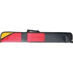 Billard queues case prince noir rouge 2p 1f 87cm 6273