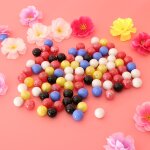 Billes color�es en verre, 90 pi�ces, perles pour dames chinoises, jouets pour enfants