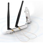 Bingfu antenne wifi bi - bande 2, 4 ghz 5, 8 ghz rp - sma mle + cble 20cm de u. fl ipx ipex mhf4 femelle ...