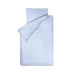 Bink becquet linge de lit bo uni bleu ciel 100 x 135