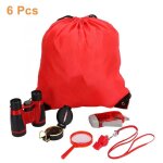 Binoculaires, jeu d'exploration en plein air pour enfants, lampe de poche, boussole, loupe, sifflet, ...