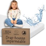 Bisoo drap housse 75x95 / 75x100 impermeable - drap housse alese protege matelas bebe pour tour de parc ...