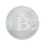 Bitcoin plaqu argent