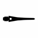 Black tip condor flights ailettes flechettes 2ba 25 mm 40unid
