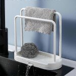 (blanc) porte - eponge de cuisine, support pour torchon, support pour evier de cuisine, support pour ... (blanc) porte - eponge de cuisine, support pour torchon, support pour evier de cuisine, support pour ...