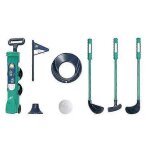 (bleu) 1 ensemble de jouets de golf pour enfants avec club de golf, 4 balles, drapeau, trous d'entraînement, ... (bleu) 1 ensemble de jouets de golf pour enfants avec club de golf, 4 balles, drapeau, trous d'entraînement, ...