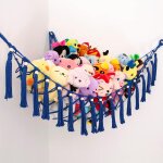 Bleu - hamac en peluche suspendu fait a la main, grand hamac en dentelle bleue, organisateur de coin ... Bleu - hamac en peluche suspendu fait a la main, grand hamac en dentelle bleue, organisateur de coin ...